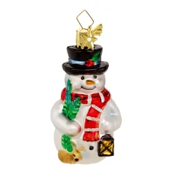 Snowman With Lantern
