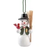 Snowman With Red Birds