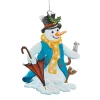 Snowman With Umbrella