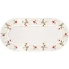 Table Runner "Christmas Rose White" 25X58Cm