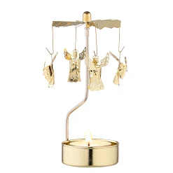 Tealight Mobile "Heraldic Angels", Gold