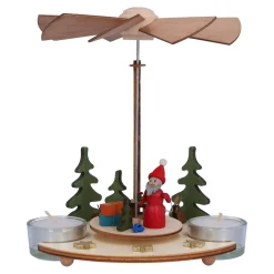Tealight Pyramid "Santa Claus"