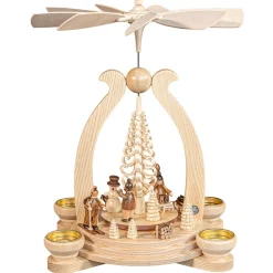Tealight Pyramid "Winter Landscape"