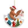 Teddy On Rocking Horse