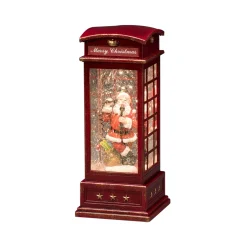 Telephone Booth With Santa Claus