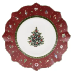 Toy's Delight Breakfast Plate Red