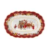 Toy's Fantasy Large Bowl Oval, Santa And Children