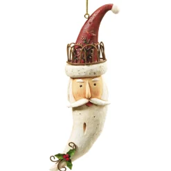 Tree Ornament Santa's Head, Large
