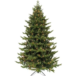 Tree Sherwood Deluxe Green With Led Lighting, 102.36 Inch