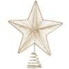Tree Topper Christmas Star, Champagne
