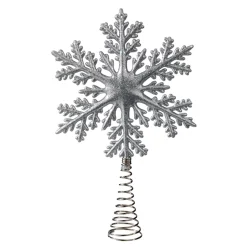 Tree Topper Snow Flake, Silver