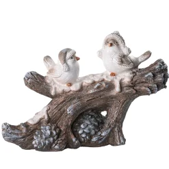 Two Birds On A Winter Branch