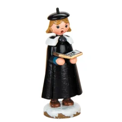 Winter Children Carol Singer With Book