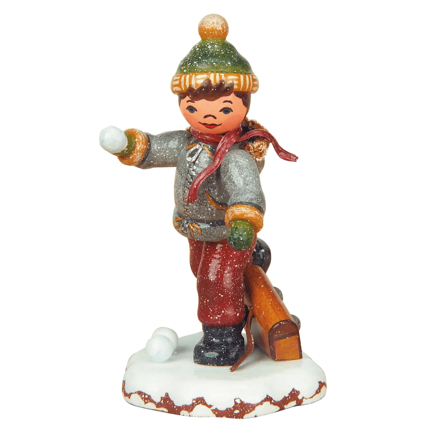 Winter Children Schoolboy