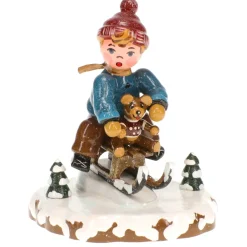 Winter Children Sledge Driver Boy