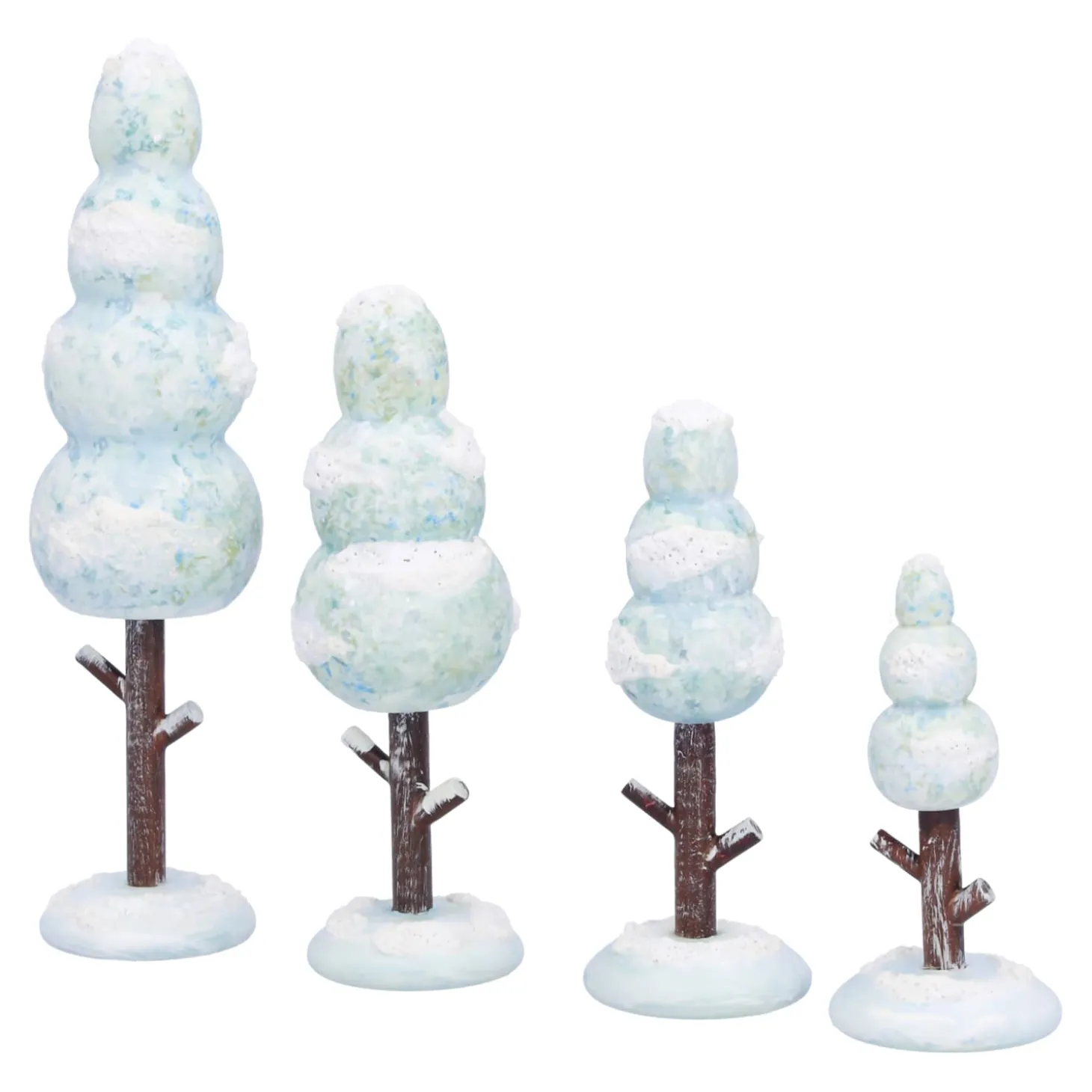 Winter Trees, 4 Pieces